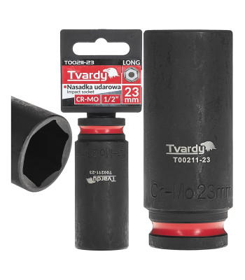Garā sešstūra triecienligzda CR-MO Tvardy 1/2