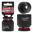 Triecienuzgalis ar 6 malu profilu Tvardy, 3/4", CR-MO (4/20), īss, 34 mm