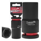 Garā sešstūra triecienuzmava Tvardy CR-MO 3/4" 25mm (1/20)