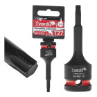 Triecienuzgalis TORX Tvardy CR-MO 1/2" T25 (10/100)
