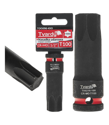 Triecienuzgalis TORX CR-MO, T100, 1/2
