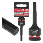 Tvardy triecienuzmava HEX CR-MO H6 1/2" (10/100)