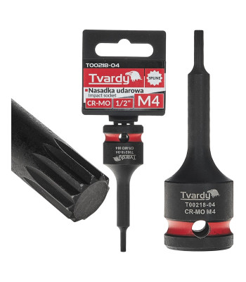 Triecienuzgalis Tvardy SPLINE CR-MO M4 1/2