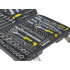 Uzgaļu atslēgu komplekts 216 elementi 1/4", 3/8" un 1/2"
