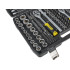Uzgaļu atslēgu komplekts 216 elementi 1/4", 3/8" un 1/2"