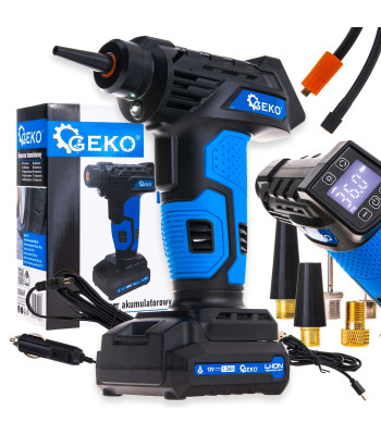 Akumulatora kompresors ar LCD displeju, 12V (0,2–10,3 BAR)