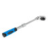 Teleskopiskā sprūdrata atslēga ar salokāmu galvu 1/4" 210-278mm 72T CrV