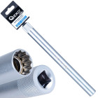Garā plānsienu sveču galviņa CrV 16 mm 3/8" 250 mm