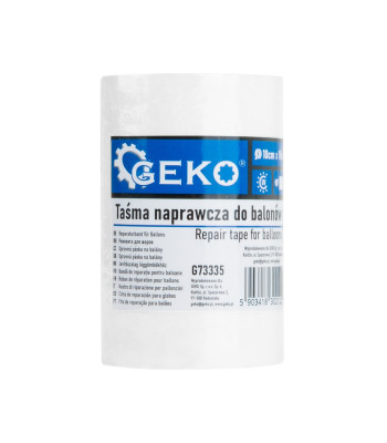 UV remonta lente balotēm un ruļļiem, balta 10cm x 10m