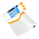 Pretšļakatu krāsošanas plēve ar WASHI lenti 110 cm × 20 m / 16 mm