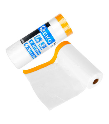 Pretšļakatu krāsošanas plēve ar WASHI lenti 110 cm × 20 m / 16 mm