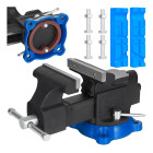 Rotējošās atslēdznieka skrūvspīles HEAVY DUTY 5" 125 mm