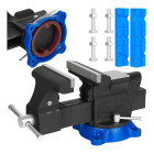 Rotējošās atslēdznieka skrūvspīles Heavy Duty 6" 150 mm