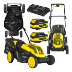 Akumulatora bezsuku zāles pļāvējs ar mulčēšanas funkciju, 2x4.0Ah 20V CoreX, 38 cm TPLM38DC40