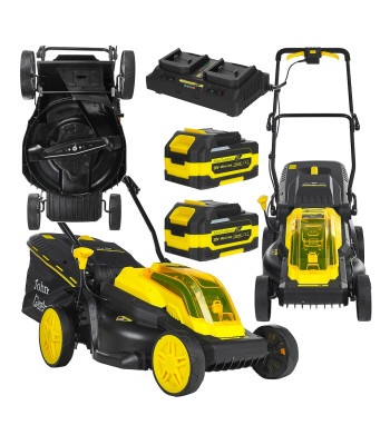 Akumulatora bezsuku zāles pļāvējs ar mulčēšanas funkciju, 2x4.0Ah 20V CoreX, 38 cm TPLM38DC40