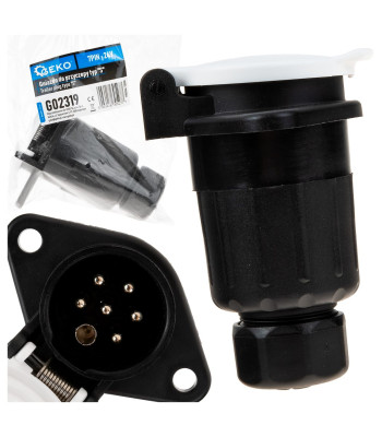 Piekabes ligzda S tipa 7PIN 24V