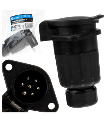 Piekabes kontaktligzda tipa N 7PIN 24V
