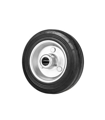 Tērauda un gumijas ritenis 100 mm 60 kg