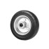 Tērauda un gumijas ritenis 100 mm 60 kg