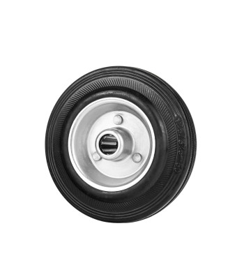 Tērauda un gumijas ritenis 125mm 100kg