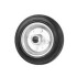 Tērauda un gumijas ritenis 160 mm 130 kg