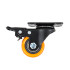 4 grozāmu ritentiņu komplekts – 2 ar bremzēm, 2 bez bremzēm, 40 mm, 40 kg