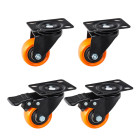Rotējošo ritentiņu komplekts, 4 gab. – 2 ar bremzi, 2 bez bremzes, 50 mm, 50 kg