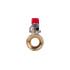Lodveida noslēgkrāns WW ar blīvslēgu – rokturis, 3/4" DN20