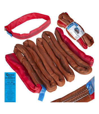 Poliestera vilkšanas trose 35T 6M 75 mm