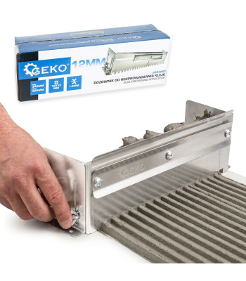 Līmes izkliedētājs GEKO ar kvadrātveida zobu, 345–585 mm, 12×12 mm