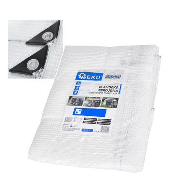 Armēts caurspīdīgs brezents 100G 1.5x2m