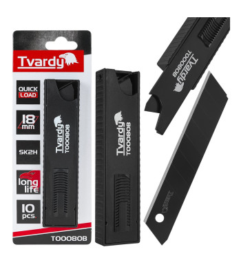 Nomaināmi segmenta asmeņi ar dozatoru QUICK-LOAD (10/120) 100x18x0.5mm SK2H 10 gab.