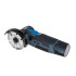 Mini bezsuku akumulatora leņķa slīpmašīna Geko G080654 76mm 2x2.0Ah 12V