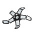 Salokāma LED griestu darbnīcas lampa E27 90W 8300LM 6500K
