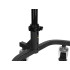 Ergonomisks sēdeklis flīzētājiem – ceļgalu balsts uz riteņiem ar augstuma regulēšanu, 390–460 mm
