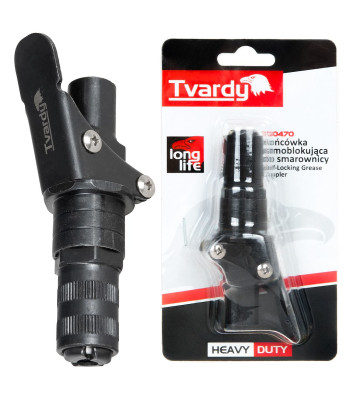 Pašbloķējošs smērvielas pistoles uzgalis Tvardy Heavy Duty