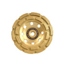 Dimanta dubultsegmentu disks betona slīpēšanai Heidmann 125mm M14