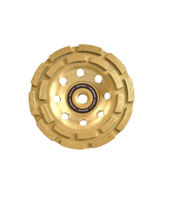 Dimanta dubultsegmentu disks betona slīpēšanai Heidmann 125mm M14