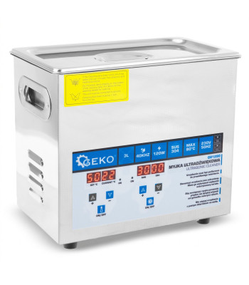 Ultraskaņas tīrītājs GEKO G81290 120W 3L