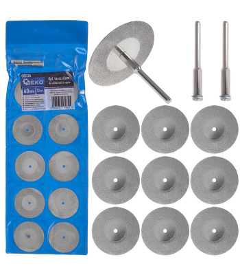 Dimanta disku komplekts slīpēšanai un griešanai 12el. 40mm