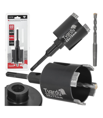 Dimanta segmentu turbo kroņurbis SDS Plus M16 68 mm