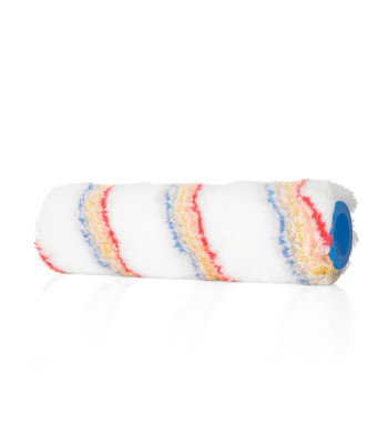 Poliakrila krāsošanas rullītis ar garu plūksnu, multicolor, 18mm, 25cm, 48mm, fi-8mm