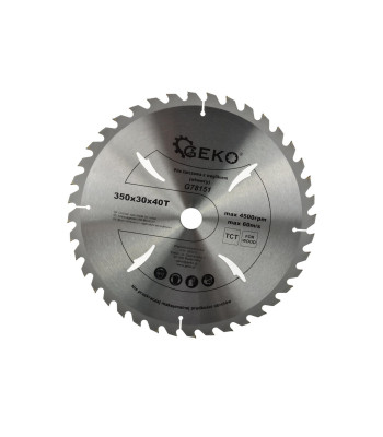 Kokapstrādes zāģa disks ar atverēm 350x30x40T