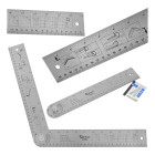 Regulējams galdnieka leņķmērs, 600 mm (10/50)