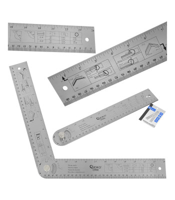 Regulējams galdnieka leņķmērs, 600 mm (10/50)