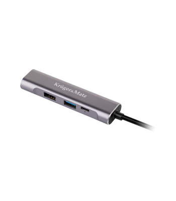 USB C tipa adapteris (HUB) HDMI/USB3.0/USB2.0/C pieslēgvietām, 4in1