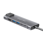 USB Type-C adapteris ar HDMI, 2x USB 3.0, 2x USB Type-C un RJ-45, KM0391.2
