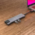 USB Type-C adapteris ar HDMI, 2x USB 3.0, 2x USB Type-C un RJ-45, KM0391.2