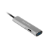 USB Type-C adapteris (HUB) ar HDMI, USB 3.0, SD, microSD un Type-C pieslēgvietām