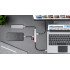 USB Type-C adapteris (HUB) ar HDMI, USB 3.0, SD, microSD un Type-C pieslēgvietām